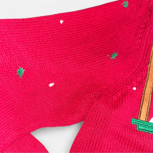 Erika Vibrant Red Holiday Sweater - Picture 4 of 6